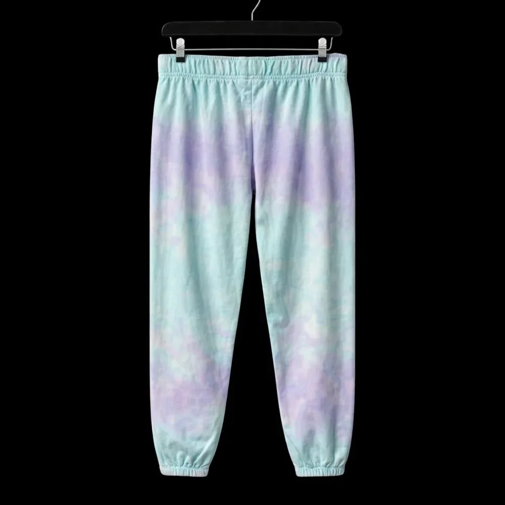 Arizona Jeans Co Girls Blue Tie Dye Jogger Sweatpants, L